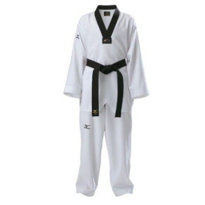 mizuno black belt taekwondo uniform 美津浓黑带跆拳道袍
